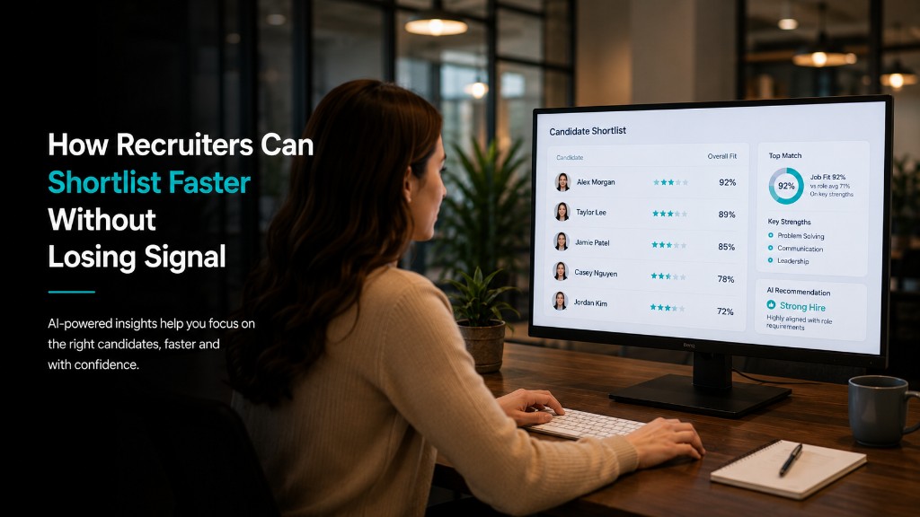 How Recruiters Can Shortlist Faster Without Losing Signal